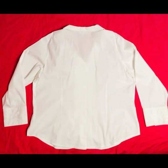 Coldwater Creek, White, long sleeved, tunic, 2X - Picture 8 of 8